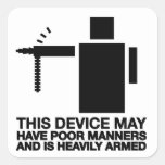 This device may have poor manners and is heavily a sticker