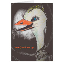This duck is a Quack!! Greeting Card