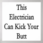 This Electrician Can Kick Your Butt posters