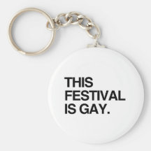 This festival is gay keychains