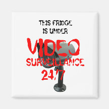 , THIS FRIDGE IS UNDER SURVEILLA... FRIDGE MAGNETS