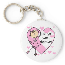 This Girl Can Dance T-shirts and Gifts Key Chain