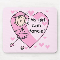 This Girl Can Dance T-shirts and Gifts Mouse Pad