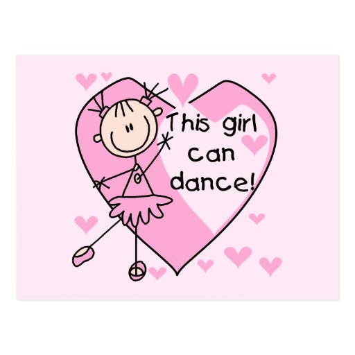 This Girl Can Dance T-shirts and Gifts Postcard
