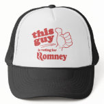 This guy / girl is voting for Romney Mesh Hat