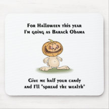 This Halloween I'm going as Barack Obama Mousepad