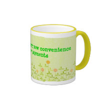 This house has every new convenience except low pa mug