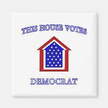 This House Votes Democrat Refrigerator Magnets