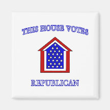This House Votes Republican Refrigerator Magnets