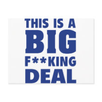 This Is A Big Fucking Deal Postcard