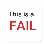 This is a Fail Sticker