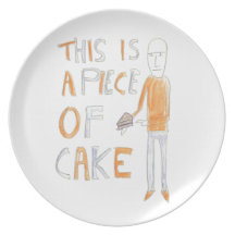 This is a piece of cake - Richard Watkins Dinner Plates