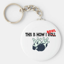 This Is How I Bowl Keychain