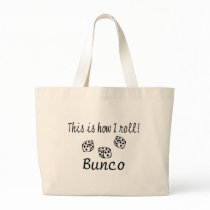This Is How I Roll Bunco Canvas Bags