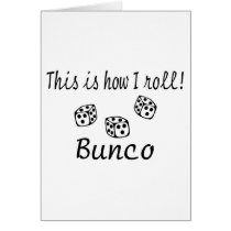 This Is How I Roll Bunco Greeting Cards