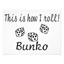 This Is How I Roll Bunko Custom Announcements