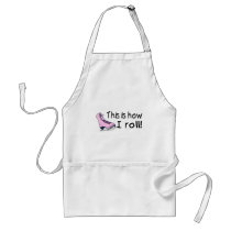 This Is How I Roll (Pink Ice Skate) Apron