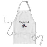 This Is How I Roll (Red Tricycle) Aprons