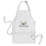 This Is How I Roll Sleeping Santa Aprons