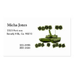 This Is How I Roll Tank Business Card Template