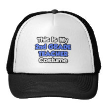 This Is My 2nd Grade Teacher Costume Mesh Hats