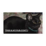 THIS IS MY FUR COAT! KITTY CUSTOM PHOTO CARD