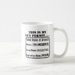 This Is My Gun Permit Mug