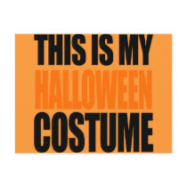 THIS IS MY HALLOWEEN COSTUME (orange)