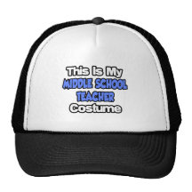 This Is My Middle School Teacher Costume Mesh Hats