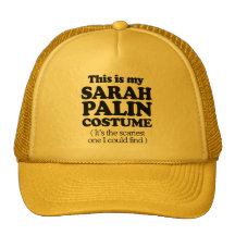 THIS IS MY SARAH PALIN COSTUME TRUCKER HATS