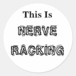 This Is, NERVERACKING Round Stickers