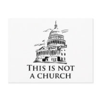 This is not a church post cards