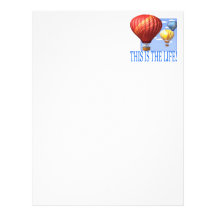 This Is The Life Personalized Letterhead