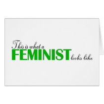 This Is What A Feminist Looks Like Greeting Card