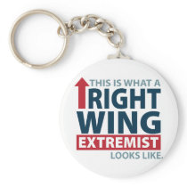 This is what a Right Wing Extremist Looks Like Keychain