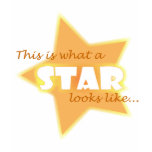 This is what a STAR looks like Off-set Sleeve t-shirts