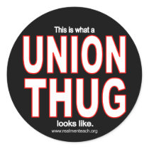 This is what a UNION THUG looks like.