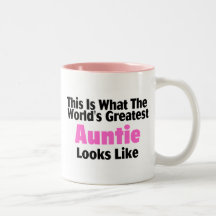 This Is What The World's Greatest Auntie Looks  Li Coffee Mug