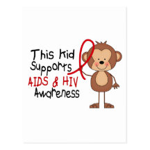 This Kid Supports AIDS Awareness Post Cards