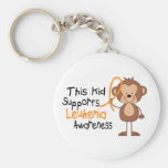 This Kid Supports Leukaemia Awareness Keychain