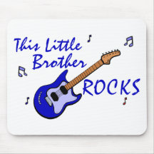 This Little Brother Rocks Mouse Mats