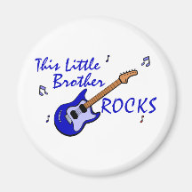 This Little Brother Rocks Refrigerator Magnets