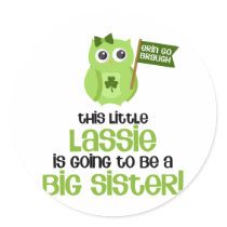 This Little Lassie Big Sister stickers