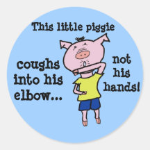 This little piggie 4 sticker