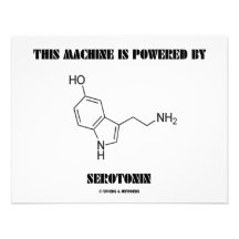 This Machine Is Powered By Serotonin (Chemistry) Invitations