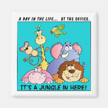 This Office is a Jungle Magnets