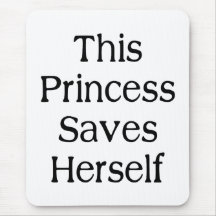 This Princess Saves Mouse Pad