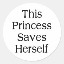 This Princess Saves Stickers