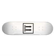 This Side Up Shipping Label Skate Board Decks