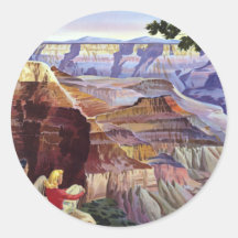 This Summer Visit Grand Canyon Round Sticker